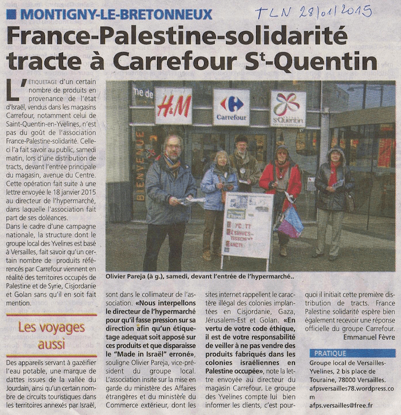 Carrefour janvier 2015
