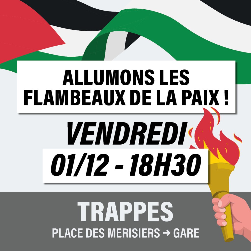 Grande manifestation unitaire à Trappes le vendredi 1er&nbsp;décembre