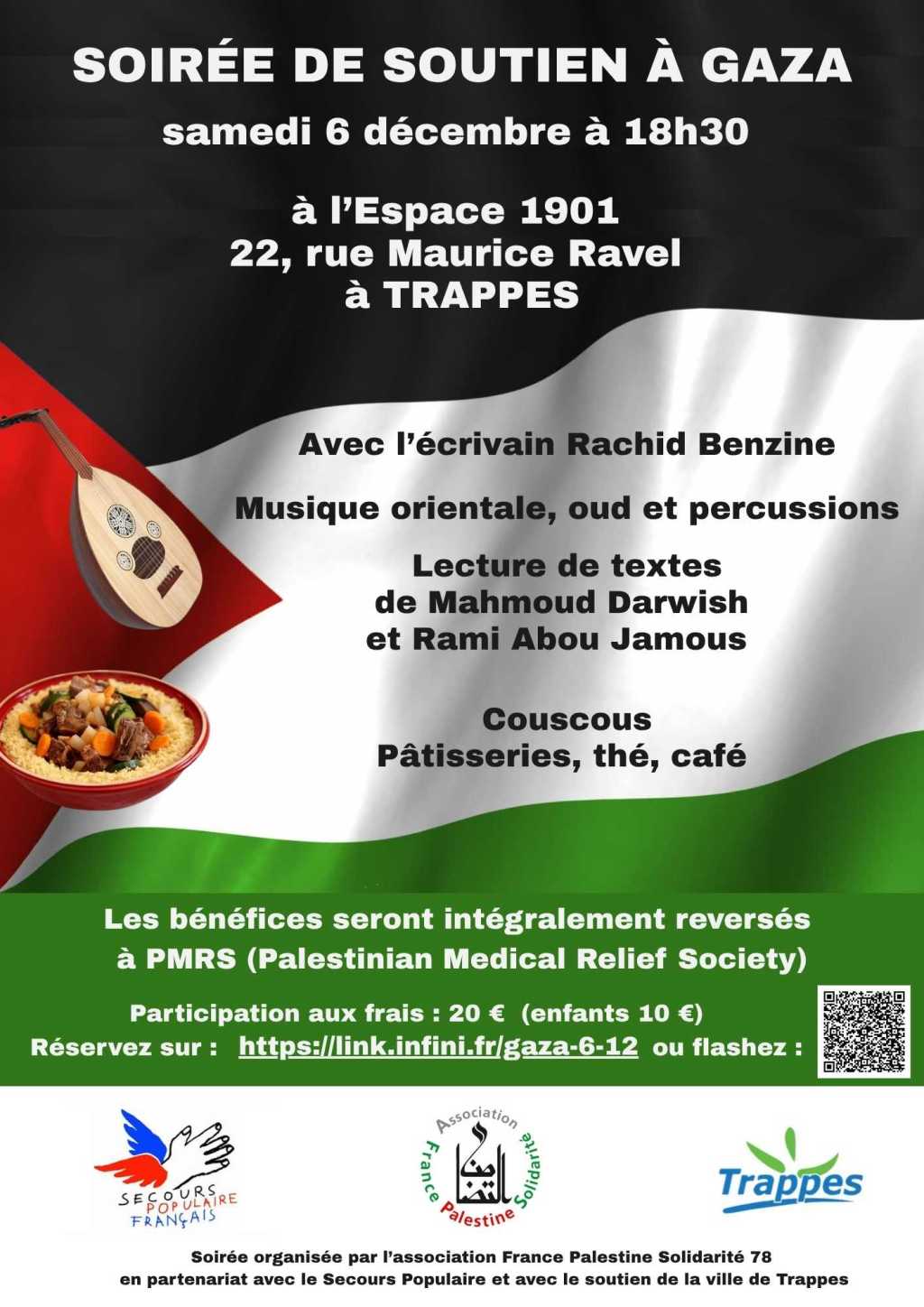 Samedi 6 décembre, venez soutenir&nbsp;Gaza